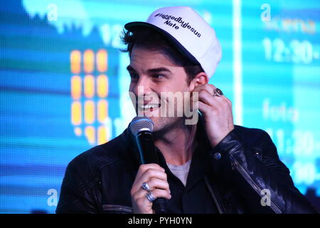 Nadarzyn, Pologne. 27 Oct, 2018. Acteur Nathaniel Buzolic assiste à la Comic Con de Varsovie. Credit : Jakob Ratz/Pacific Press/Alamy Live News Banque D'Images