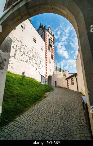 Château dans la ville de Füssen, Allemagne, Europe. Banque D'Images