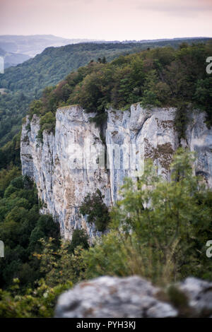 Paysage près de la Saint-Hippolyte, France, Europe. Banque D'Images