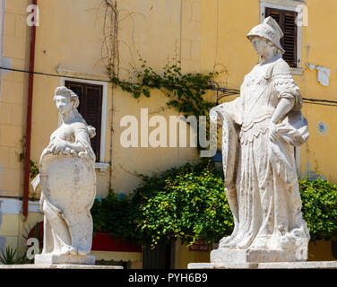 Statues de marbre. Banque D'Images