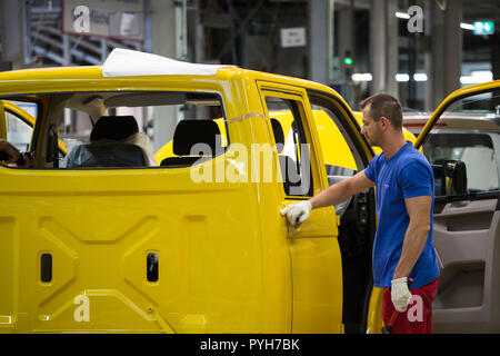 La Pologne, assemblée générale à Poznan Volkswagen (VW commercial vehicles, Caddy et T6) Banque D'Images