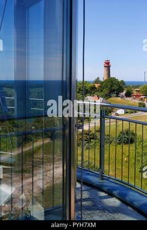 Nouveau phare de Cap Arkona sur l'île de Rügen Banque D'Images