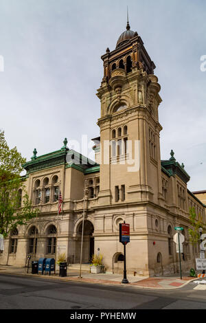 Lancaster, PA, USA - 5 mai 2018 : l'Hôtel de Ville à Lancaster, en Pennsylvanie. Banque D'Images