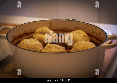 Accueil plats ragoût d'hiver Banque D'Images