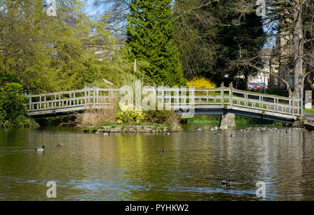 Prieuré de Great Malvern, Parc, Worcestershire, Angleterre, Europe Banque D'Images