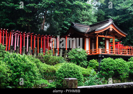 Partie d'un complexe de temples à Tokyo, Japon Banque D'Images