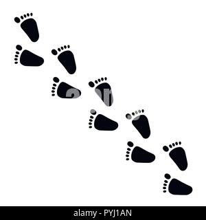 Le pied humain vector illustration Illustration de Vecteur