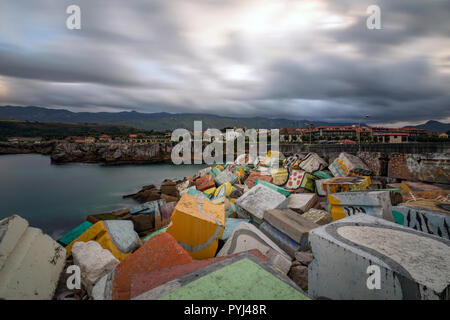 Llanes, Asturias, Espagne, Europe Banque D'Images