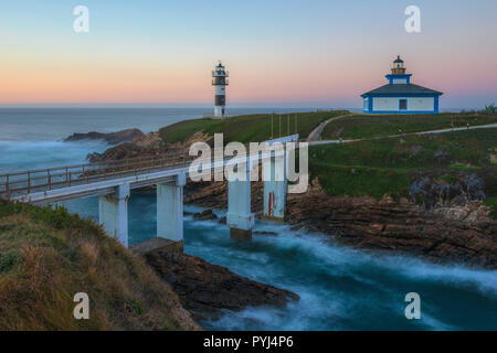 Illa Pancha, Ribadeo, Galice, Espagne, Europe Banque D'Images