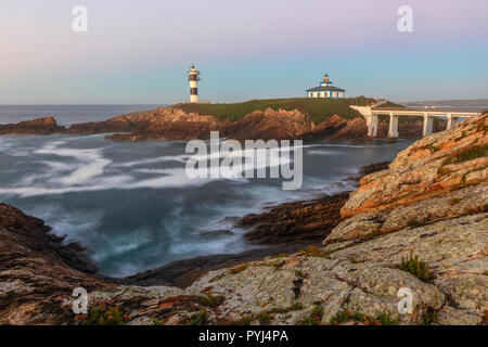 Illa Pancha, Ribadeo, Galice, Espagne, Europe Banque D'Images