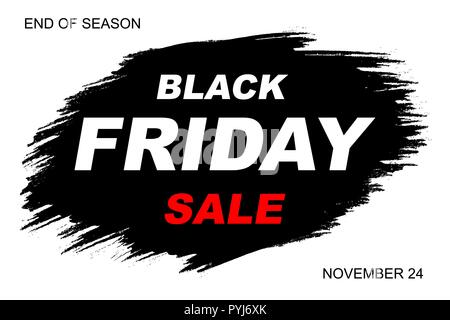 Le vendredi noir vente vecteur bannière Illustration de Vecteur