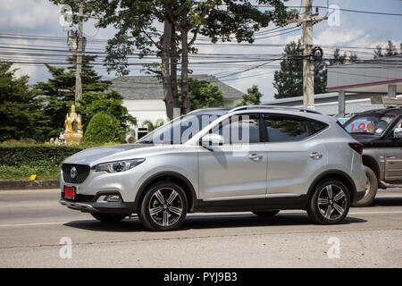 Chiang Mai, Thaïlande - 25 septembre 2018 : voiture Suv MG ZS. Produit à partir de l'automobile britannique. Sur road no.1001, à 8 km de la ville de Chiangmai. Banque D'Images