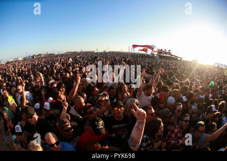 Huntington Beach, CA. 27 Oct, 2018. Fans assister à Surf City Blitz à Huntington State Beach le 27 octobre 2018 à Huntington Beach, CA. Credit : CVP/Espace d'image/media/Alamy Punch Live News Banque D'Images