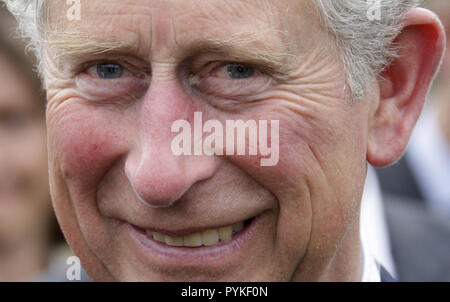 Berlin, Allemagne. Apr 29, 2009. Britain ?s le Prince Charles assiste à l'assemblée annuelle match de football entre les imams et les ministres à Berlin, Allemagne, 29 avril 2009. L'héritier britannique et son épouse Camilla ont participé à la comparaison comme invités d'honneur. Charles et Camilla sont actuellement sur leur première visite officielle à Berlin jusqu'au 30 avril 2009. Credit : TOBIAS SCHWARZ/piscine | Le monde d'utilisation/dpa/Alamy Live News Banque D'Images