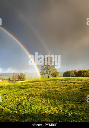 Arc-en-ciel Farnley Banque D'Images