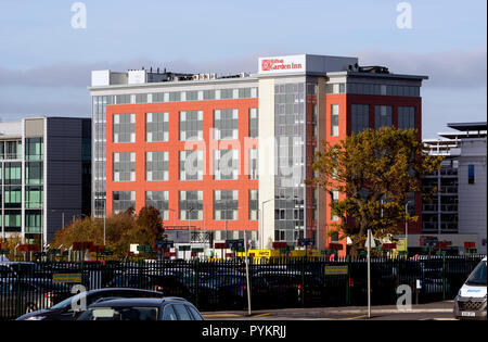 Hilton Garden Inn, l'aéroport de Birmingham, UK Banque D'Images