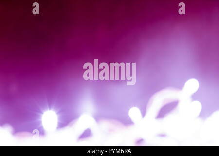 Résumé fond avec des lumières de Noël fait avec technique lightpainting Banque D'Images