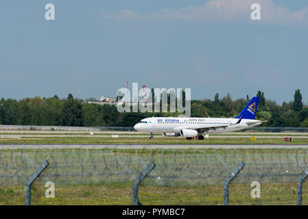 L'air dans Astanf société aéronautique de l'Aéroport International Boryspil Banque D'Images