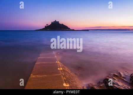 Cornwall St Michael's Mount Castle Mount's Bay Cornwall Marazion England UK GO Europe Banque D'Images