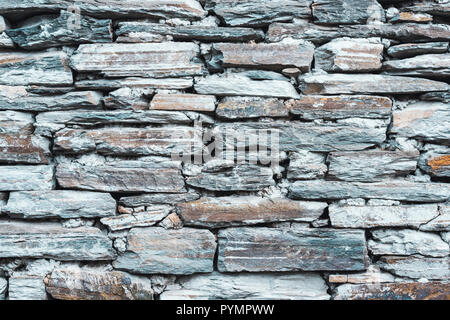 Vieux Mur de pierre modèle gris Banque D'Images