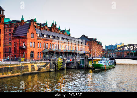 Le droit allemand museum dans la mémoire commune de Hambourg, Allemagne, Europe, Das Deutsche Zollmuseum dans der Speicherstadt von Hamburg, Deutschland, Europa Banque D'Images