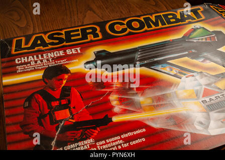 1980 laser game Banque D'Images