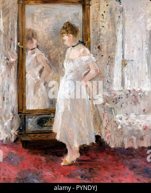 Miroir psyché par Berthe Morisot (1841-1895), huile sur toile, 1876 Banque D'Images