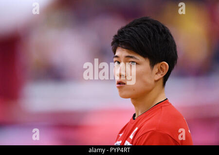 Doha, Qatar. 29 Oct, 2018. Kakeru Tanigawa (JPN), le 29 octobre 2018 - La gymnastique artistique : Les championnats du monde de gymnastique artistique 2018, men's team Final au dôme Aspire à Doha, Qatar. Credit : MATSUO.K/AFLO SPORT/Alamy Live News Banque D'Images