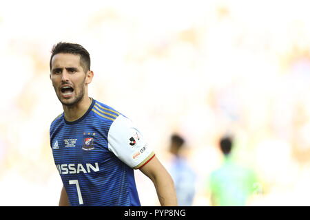 Saitama, Japon. 27 Oct, 2018. Hugo Vieira (F Marinos) Football/soccer : 2018 J.League match final de la Coupe du levain YBC entre Shonan Bellmare Yokohama F Marinos 1-0 à Saitama Stadium 2002 à Saitama, Japon . Mm. Kenzaburo Crédit : Matsuoka/AFLO/Alamy Live News Banque D'Images