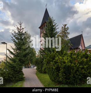 Église de Stary Smokovec, Hautes Tatras, Slovaquie Banque D'Images