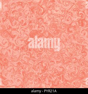 En vibrant texture dans des tons rouge corail, abstract vector background peinture numérique Illustration de Vecteur