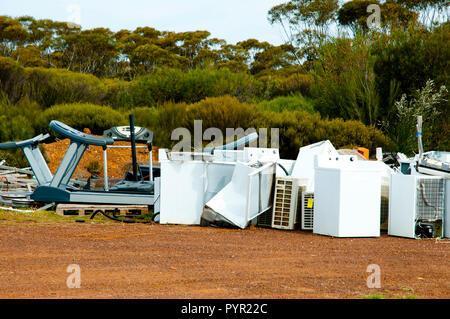 Les appareils anciens Junkyard Banque D'Images