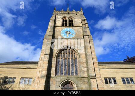 Dans la ville de Bradford, West Yorkshire, Angleterre. Cathédrale de Bradford - Église de l'Angleterre. De style gothique. Banque D'Images