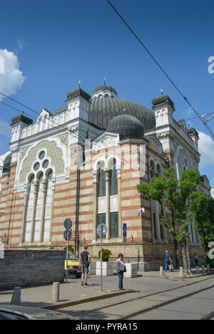 Grande Synagogue de Sofia, en Bulgarie, Hauptsynagoge, Spanien Banque D'Images