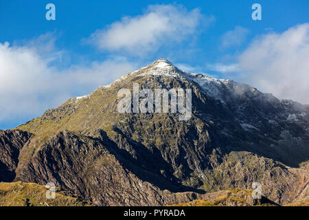 Vue Sur Le Sud Est Du Mont Snowdon La Plus Haute Montagne