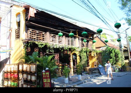 HOI AN CAFÉ BAR Da Nang, VIET NAM Banque D'Images