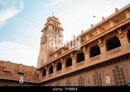 Umaid Bhawan Palace bâtiment historique de Jodhpur, Inde Banque D'Images