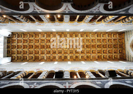 Le plafond à caissons de la cathédrale de Pise. Banque D'Images