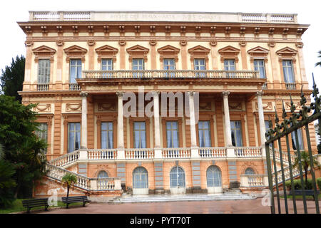 Musée des Beaux Arts de Nice, France - un ancien hôtel particulier d'une princesse ukrainienne et construite en 1878 Banque D'Images