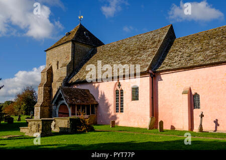 Kempley un village du Gloucestershire. St Mary's Church Norman Banque D'Images