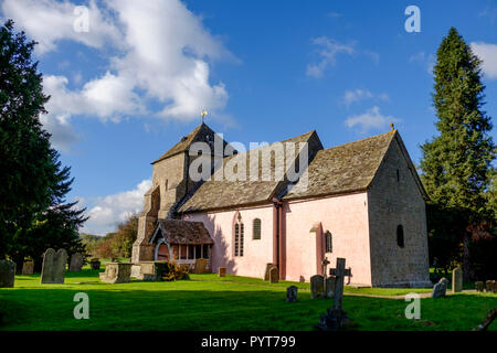 Kempley un village du Gloucestershire. St Mary's Church Norman Banque D'Images