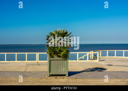 La promenade sur le front de mer à Fouras, Charente-Maritime, France, Nouvelle-Aquitaine Banque D'Images