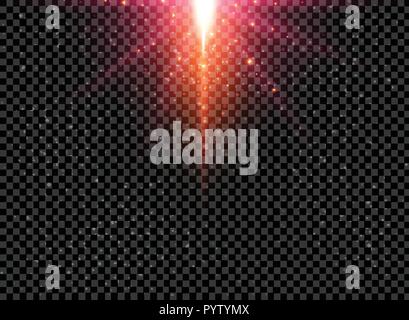 Abstract futuristic univers infini de l'espace sur l'arrière-plan tranperency avec effet d'éclairage. Vector illustration Illustration de Vecteur