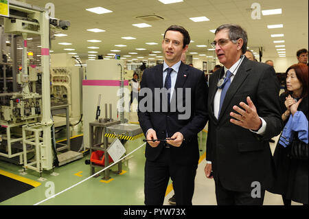 Walbrzych, Pologne. 30 octobre, 2018. Walbrzych, Pologne, Toyota Ouverture d'une nouvelle ligne de production d'entraînement hybride en Pologne. Credit : Kazimierz Jurewicz/Alamy Live News Banque D'Images