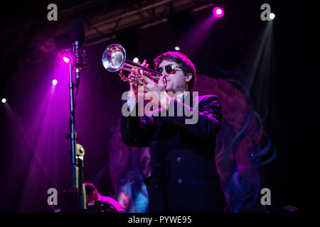 Milan Italie 30 octobre 2018 Fat Freddy's Drop live at Alcatraz © Roberto Finizio / Alamy Live News Banque D'Images