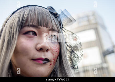 Tokyo, Japon. 31 octobre, 2018. Célébration de l'Halloween dans le quartier de Shibuya, Tokyo, Japon, le 31 octobre 2018 ( Crédit : Oleksandr Rupeta/Alamy Live News Banque D'Images