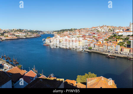 Douro sur Porto, Portugal Banque D'Images