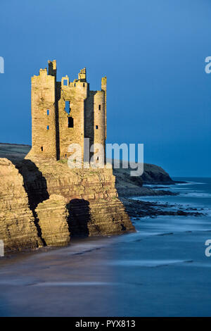 Vieux château Keiss, Caithness, Ecosse Banque D'Images