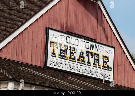 Théâtre de la vieille ville, dans la vieille ville, San Diego, Californie. Banque D'Images