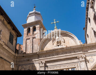 Détails architecturaux de Campiello San Giovanni, à Venise, Italie Banque D'Images